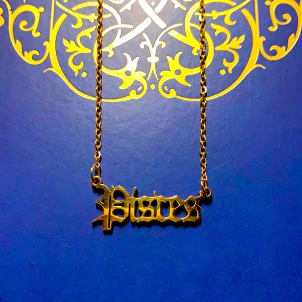 18K Gold Plated Pisces Pendant Necklace